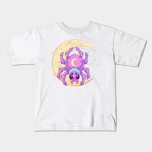 Kawaii Pastel Goth Spider Kids T-Shirt